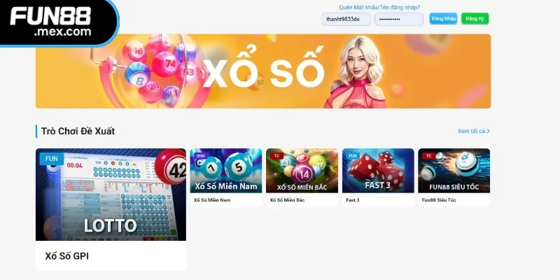 Fun88 147 Xổ số - Chuyên mục chơi yêu thích và lý tưởng hàng đầu