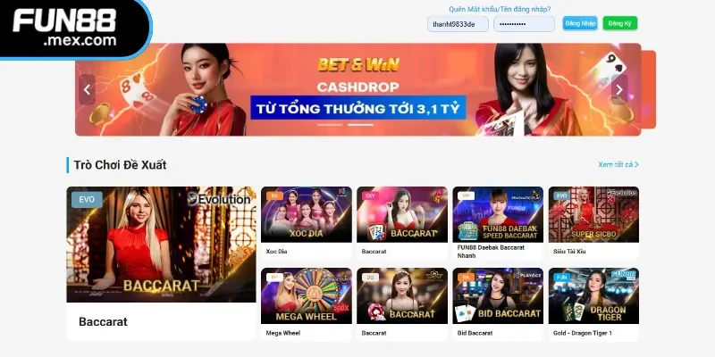 Fun88 146 Sòng bạc casino đẳng cấp quốc tế tại fun88